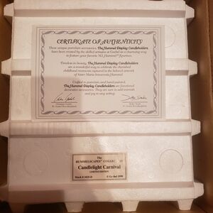 Candlelight Carnival Home Accent M.J. Hummel Hummelscapes Limited Edition 1999